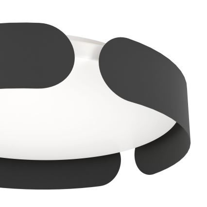 Eglo - LED-Deckenleuchte LED/20W/230V Ø 37 cm schwarz
