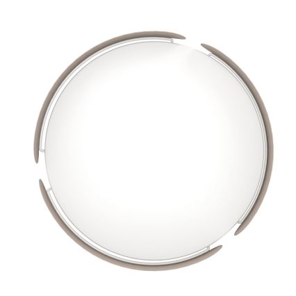 Eglo - LED-Deckenleuchte LED/20W/230V, Ø 37 cm, braun