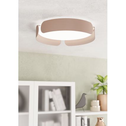 Eglo - LED-Deckenleuchte LED/20W/230V, Ø 37 cm, braun