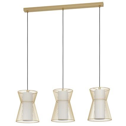 Eglo  - Kronleuchter an einer Schnur 3xE27/40W/230V gold