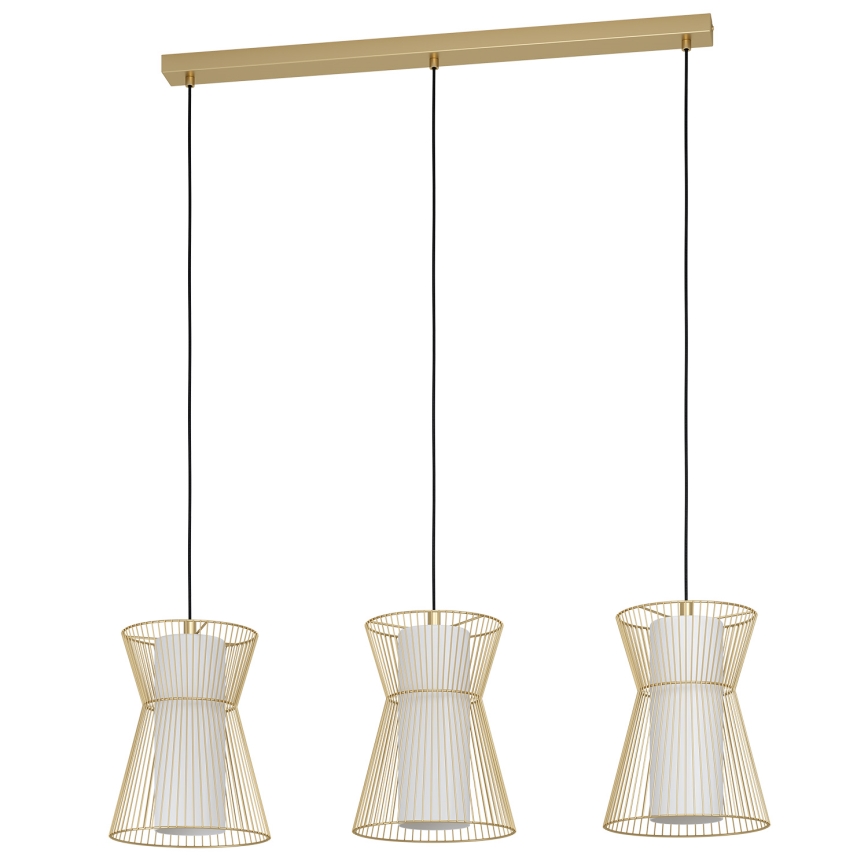 Eglo  - Kronleuchter an einer Schnur 3xE27/40W/230V gold