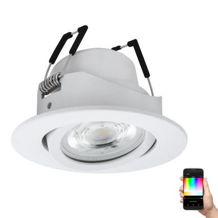 Eglo - Dimmbare LED-RGBW-Einbauleuchte LED/5W/230V ZigBee