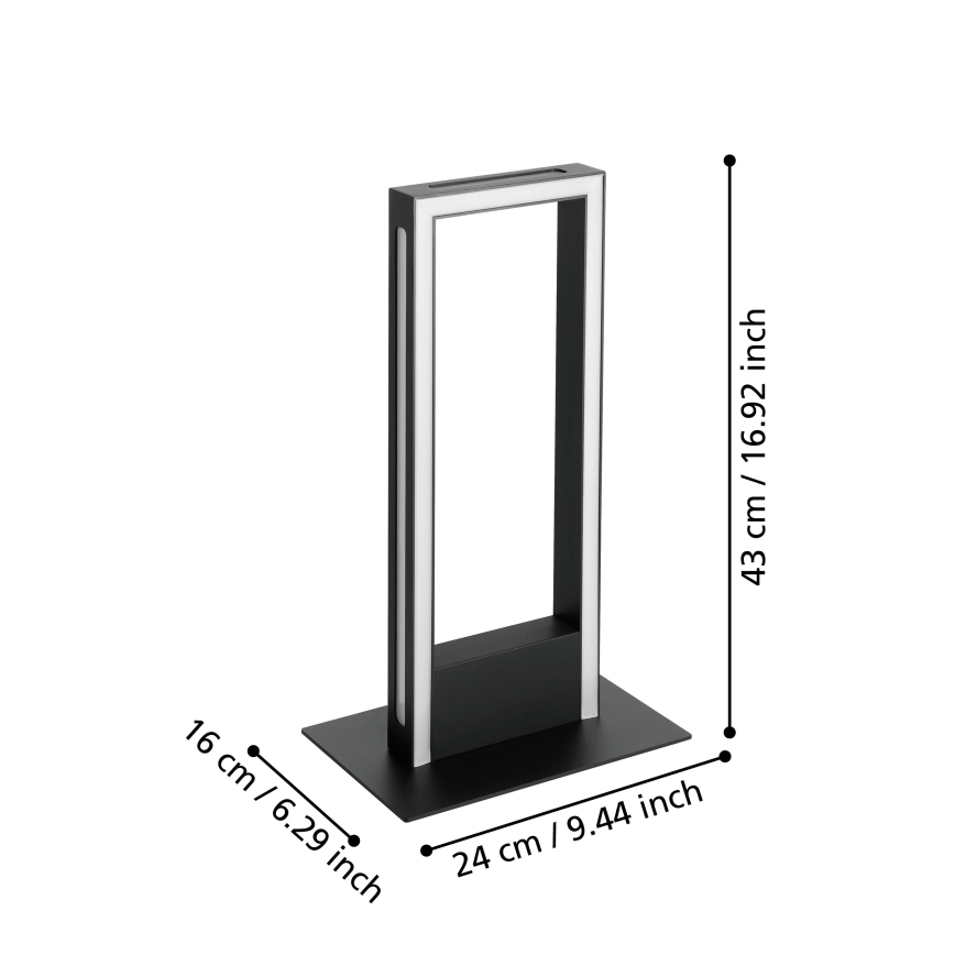 Eglo - Dimmbare LED-Tischleuchte LED/16W/230V 2700-6500K