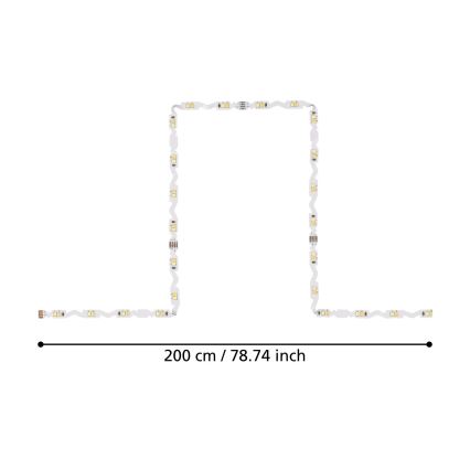 Eglo - LED dimmbare Leiste 2m LED/9,2W/24/230V 2700-6500K + Fernbedienung