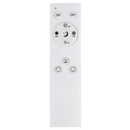 Eglo - LED Dimmbare Deckenleuchte LED/37W/230V schwarz + Fernbedienung