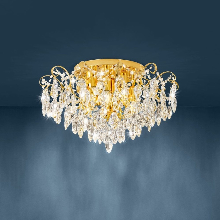 Eglo - Aufsatzkronleuchter  6xE14/25W/230V gold