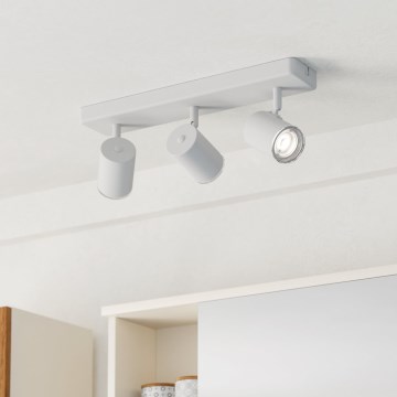 Eglo - Badezimmer-Spotleuchte 3xGU10/5W/230V IP44 weiß
