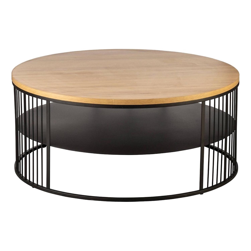 Eglo - Couchtisch 36x80 cm braun/schwarz - FSC-zertifiziert