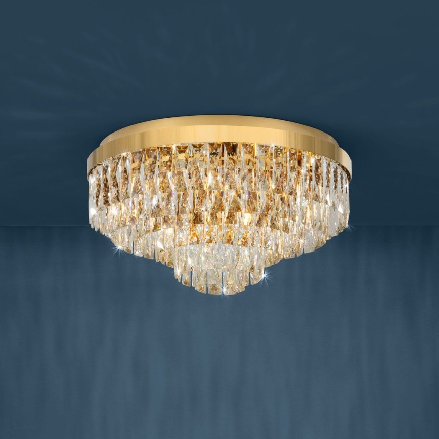 Eglo - Deckenleuchte 11xE14/40W/230V gold