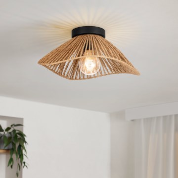 Eglo - Deckenleuchte 1xE27/60W/230V braun