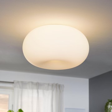 EGLO - Deckenleuchte OPTICA 2xE27/60W/230V Opalglas d 35 cm