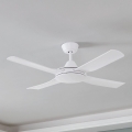 Eglo - Deckenventilator 52W/230V mit Fernbedienung, weiß
