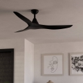 Eglo - Deckenventilator Ø 132 cm schwarz + Fernbedienung