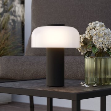 Eglo - Dimmbare LED-Außenleuchte mit Touch-Funktion LED/2,25W/5V 2400-4000K 5200 mAh IP44 schwarz/weiß