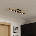 Eglo - Dimmbare LED-Deckenleuchte 2xLED/10W/230V 3000K schwarz/beige