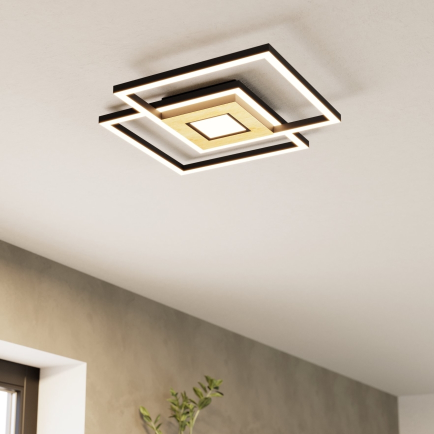 Eglo - Dimmbare LED-Deckenleuchte 2xLED/17W/230V +1xLED/4,2W 2700-6500K + Fernbedienung