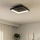 Eglo - Dimmbare LED-Deckenleuchte LED/12W/230V 2700-6500K schwarz + Fernbedienung