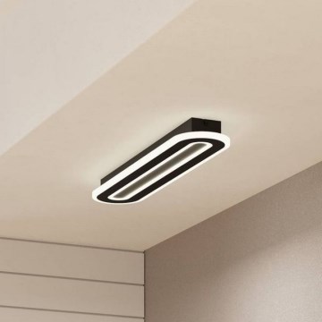 Eglo - Dimmbare LED-Deckenleuchte LED/20W/230V 2700-6500K schwarz + Fernbedienung