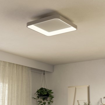 Eglo - Dimmbare LED-Deckenleuchte LORETELLO LED/12W/230V weiß + Fernbedienung