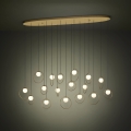 Eglo - Dimmbare LED-Hängeleuchte 17xLED/3W/230V 3000K golden
