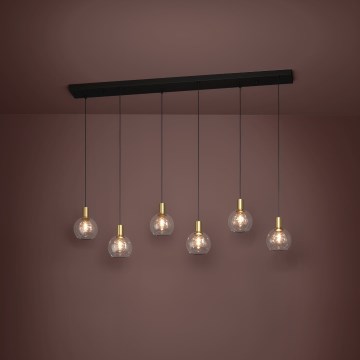 Eglo - Dimmbare LED-Hängeleuchte 6xLED/5,4W/230V 3000K golden