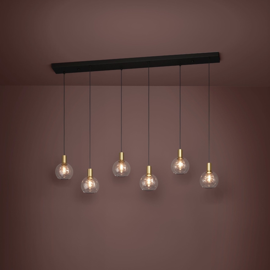 Eglo - Dimmbare LED-Hängeleuchte 6xLED/5,4W/230V 3000K golden
