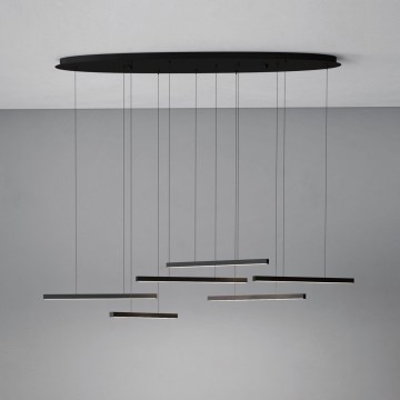 Eglo - Dimmbare LED-Hängeleuchte 6xLED/8,4W/230V 3000K schwarz
