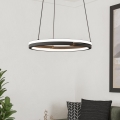 Eglo - Dimmbare LED-Hängeleuchte an Kabel 2xLED/20W/230V 2700-6500K pr. 48 cm schwarz + Fernbedienung