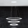 Eglo - Dimmbare LED-Hängeleuchte an Kabel LED/45W/230V + LED/33W + LED/19,5W