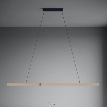 Eglo - Dimmbare LED-Hängeleuchte LED/21W/230V 3000K braun