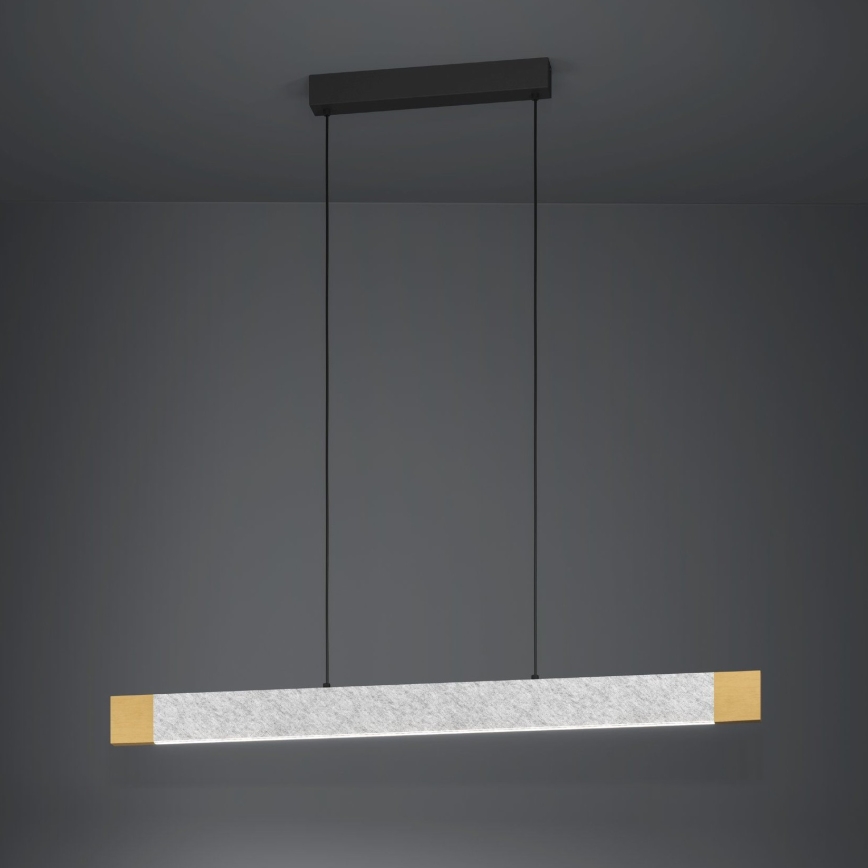 Eglo - Dimmbare LED-Hängeleuchte LED/22,2W/230V 3000K braun/grau