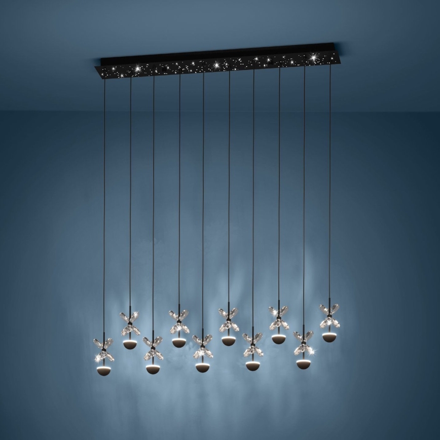 Eglo - Dimmbare LED-Hängeleuchte LED/23W/230V 3000K schwarz