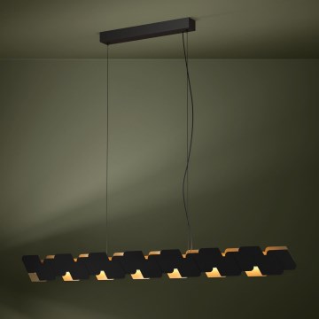 Eglo - Dimmbare LED-Hängeleuchte LED/44W/230V 3000K schwarz/golden