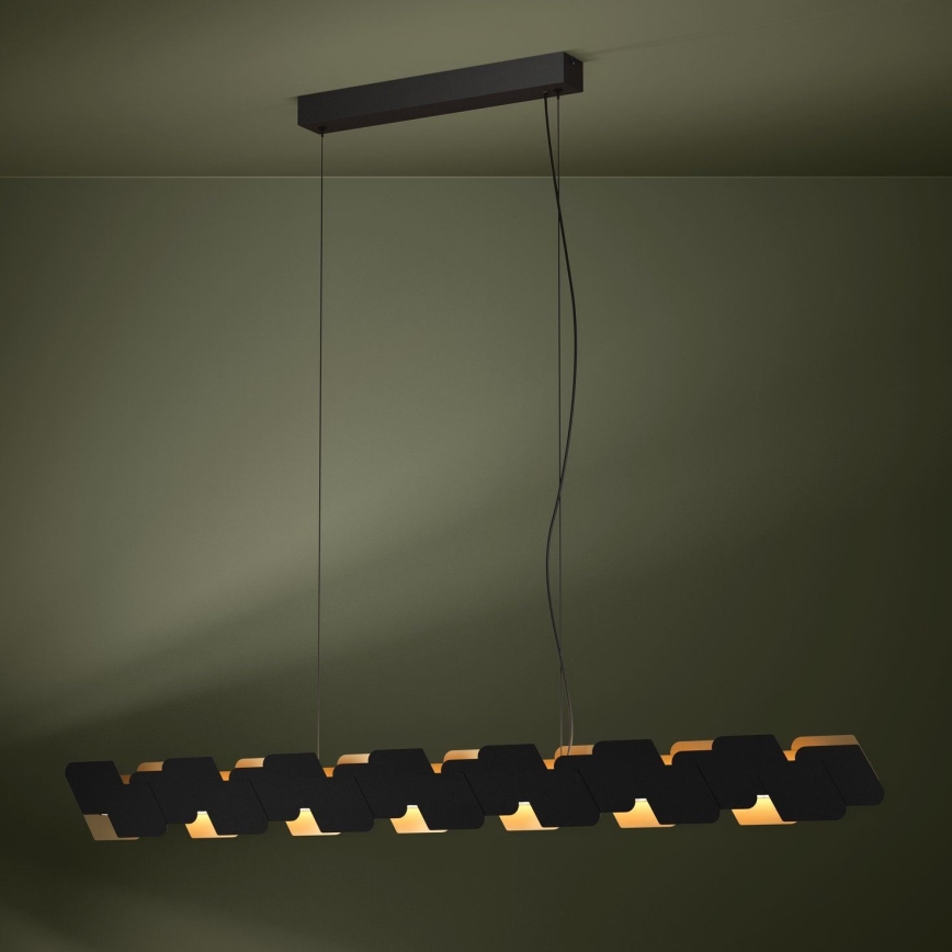 Eglo - Dimmbare LED-Hängeleuchte LED/44W/230V 3000K schwarz/golden
