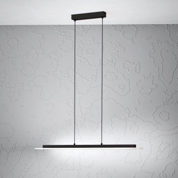 Eglo - Dimmbare LED-Hängeleuchte LED/57,5W/230V 3000K schwarz + Fernbedienung