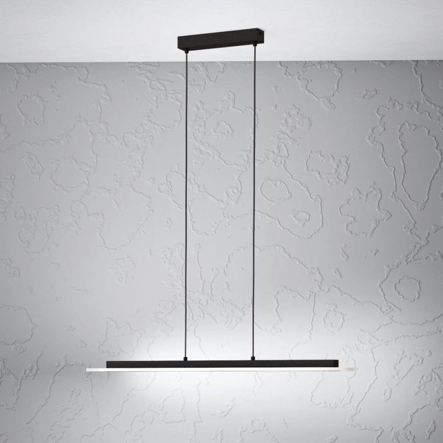 Eglo - Dimmbare LED-Hängeleuchte LED/57,5W/230V 3000K schwarz + Fernbedienung