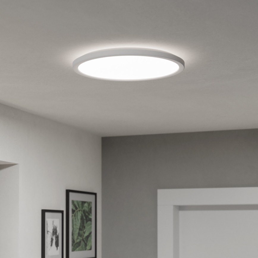 Eglo - Dimmbare LED-Outdoor-Deckenleuchte LED/18,5W/230V 2700-6500K d 38,9 cm IP44 weiß + Fernbedienung