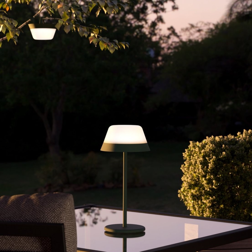 Eglo - Dimmbare LED-RGBW-Außenleuchte mit Touch-Funktion 2-in-1 LED/1,5W/5V 2600 mAh IP54 grün