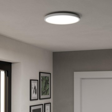 Eglo - Dimmbare LED-RGBW-Deckenleuchte für Badezimmer LED/13,9W/230V 2700-6500K d 30 cm IP44 weiß ZigBee