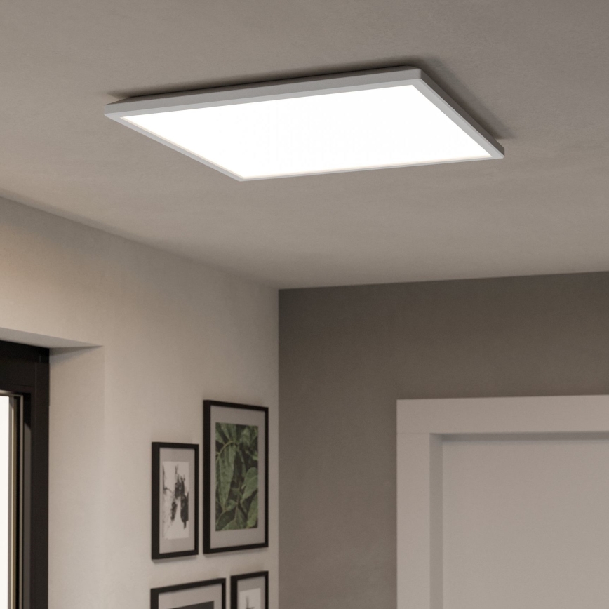 Eglo - Dimmbare LED-RGBW-Deckenleuchte für Badezimmer LED/17W/230V 2700-6500K 50x50 cm IP44 weiß ZigBee