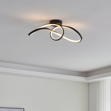 Eglo - Dimmbare LED-RGBW-Deckenleuchte LED/22W/230V 2700-6500K schwarz