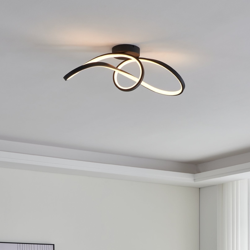 Eglo - Dimmbare LED-RGBW-Deckenleuchte LED/22W/230V 2700-6500K schwarz
