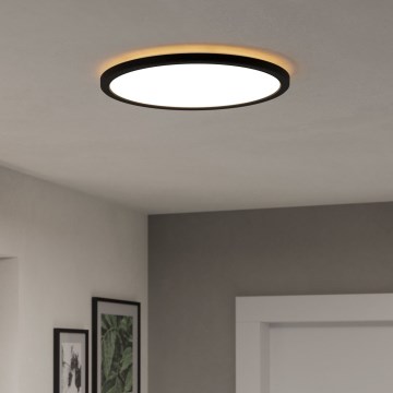 Eglo - Dimmbare LED-RGBW-Outdoor-Deckenleuchte LED/18,5W/230V 2700-6500K d 38,9cm IP44 schwarz ZigBee