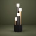 Eglo - Dimmbare LED-Tischleuchte 4xLED/3,7W/230V 3000K anthrazit/golden