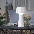 Eglo - dimmbare, wiederaufladbare LED-Außen-Tischlampe LED/3W/5V 2200/3000/4000K 2000 mAh IP44 weiß