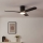Eglo - Dimmbarer LED-Deckenventilator LED/17W/230V 3000/4000/5000K Ø 132 cm schwarz + Fernbedienung