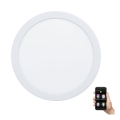 Eglo - Dimmbarer LED-Einbaustrahler für Badezimmer, LED/16,5W/230V, IP44, ZigBee, Ø 21,6 cm