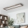 Eglo - Dimmbares Anbau-/Einbaupanel (LED RGBW) SALOBRENA-C WOOD LED/34W/230V 2700-6500K 34x124 cm dunkelbraun + Fernbedienung