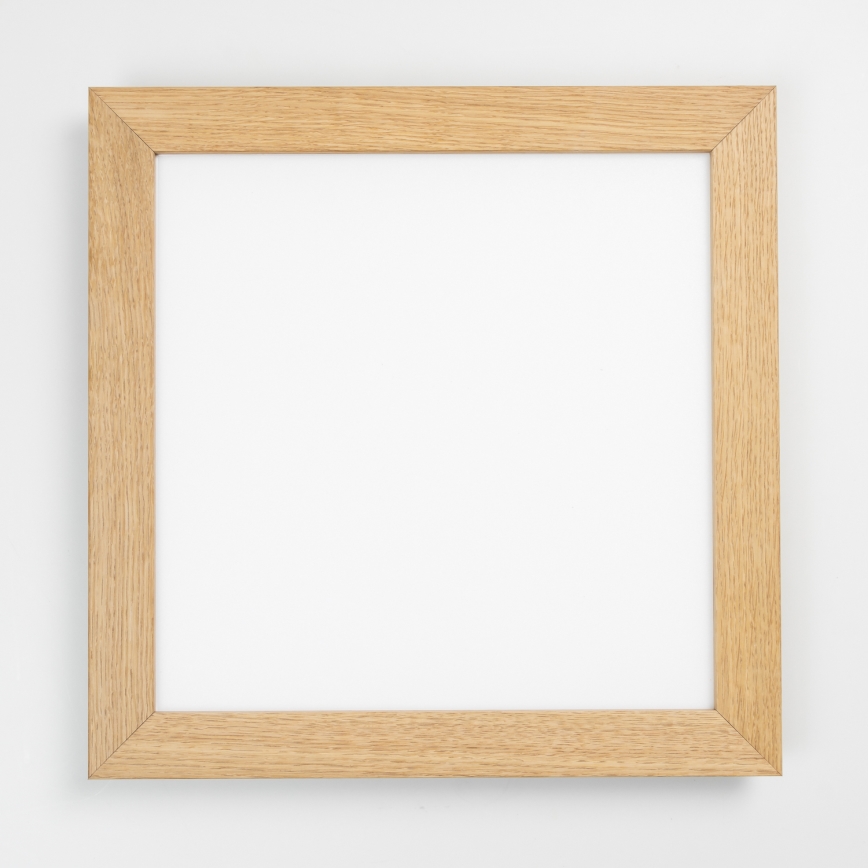 Eglo - Dimmbares LED-Anbaupanel POZZALLO WOOD LED/21W/230V 2700-6500K 49,5x49,5 cm braun + Fernbedienung