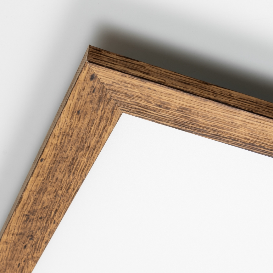 Eglo - Dimmbares LED-Anbaupanel SALOBRENA 2 WOOD LED/25W/230V 4000K 49,5x49,5 cm braun